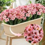 12Pcs Outdoor Nep Planten UV Bestand Outdoor Planten Plastic Faux Bloemen Planten Bulk Voor Indoor Outdoor Opknoping Planter Tuin Venster Doos Thuis Bruiloft Decor