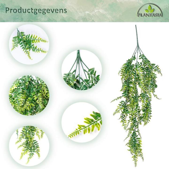 Kunstmatige hangplant, keuze uit afmeting en set, set van 4, 120cm