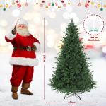Kunstkerstboom met 250 leds, PE & pvc, diameter ca. 124 cm, met sneeuw, 180 cm, 1000 takpunten, metalen gewrichten en inklapbare standaard, kerstboom voor kantoor, thuis, winkel, f