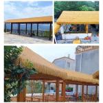 Synthetisches Strohdach, Künstliche Strohrolle, Synthetische Palmenstroh, Künstliche Palmenstrohrollen, Gefälschtes Strohdach, Künstliches Palmenblätter Für Garten Terrasse P