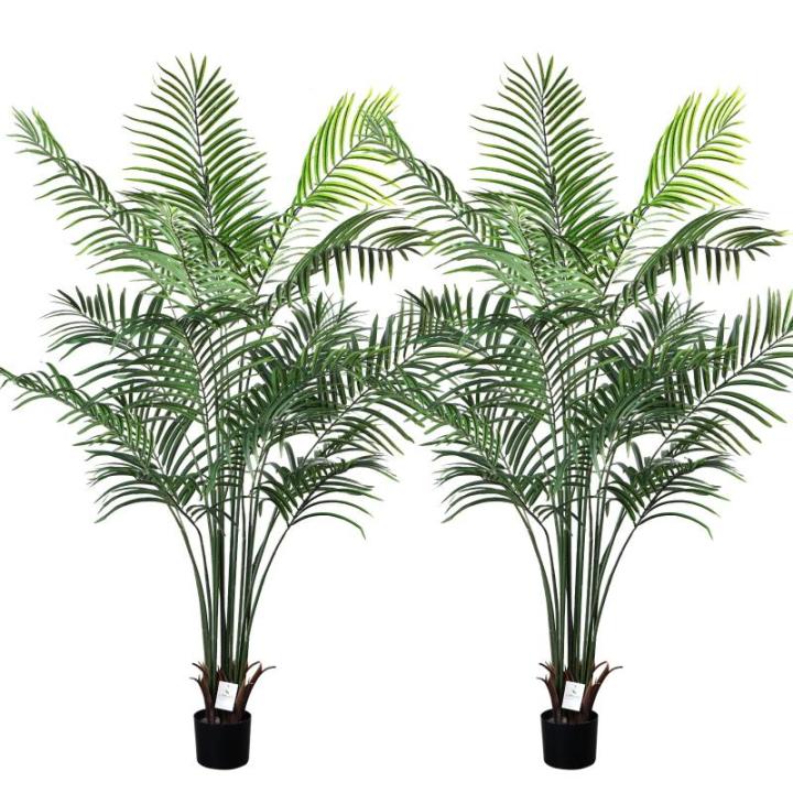 180cm künstliche Dypsis Lutescens Palme, Pflanzen nur für den Innenbereich mit 15 abnehmbaren Stämmen, deko für Büro, Laden, Wohnung und Party