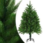 Künstlicher Weihnachtsbaum mit Beleuchtung & Kugeln Christbaum Tannenbaum Kunstbaum Weihnachten Künstlicher Weihnachtsbaum für Weihnachtsdeko120 cm Grün Golden