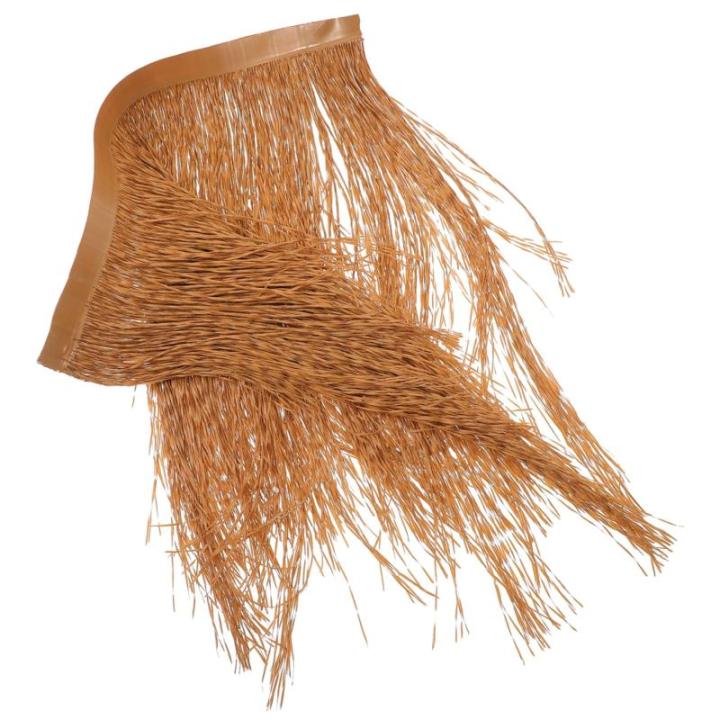 5 Stück Simuliertes Stroh Künstliches Strohdach DIY Dach Garten Strohdach DIY Künstliches Strohdach Simulierte Strohmatte Synthetisches Strohdach Lebensechtes Stroh