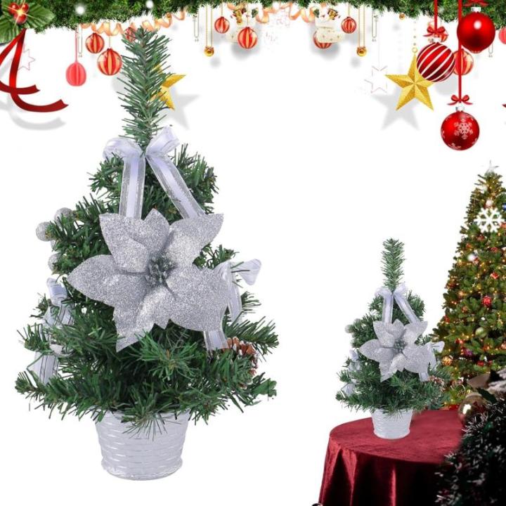 Weihnachtsbaum Geschmückt Weihnachtsbaum Klein Geschmückt Weihnachtsdeko Mini Geschmückter Weihnachtsbaum Künstlich Kleiner Weihnachtsbaum Tisch Tannenbaum für Weihnachten Dek