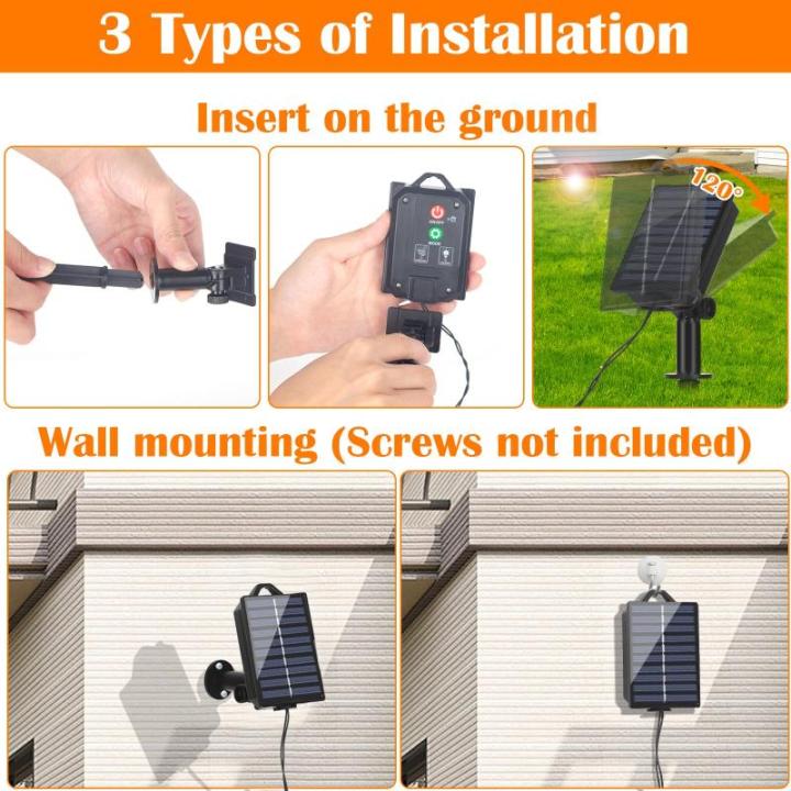 Solar ljuskedja utomhus 22 m 200 LED, 8 Mode Fairy Lights Outdoor Solar, IP44 Weerbestendige Outdoor Fairy Lights voor Kerstmis, Tuin, Tuin, Patio, Bruiloftsdecoraties (Warm Wit)[G
