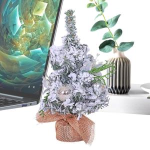 Small Christmas Tree for Home | Table Centerpiece Christmas Tree | Holiday Home Accents, Charming Tabletop Christmas Tree, Burlap Base Tree, Seasonal Table Centerpieces