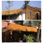 Synthetisches Strohdach, Künstliche Strohrolle, Synthetische Palmenstroh, Künstliche Palmenstrohrollen, Gefälschtes Strohdach, Künstliches Palmenblätter Für Garten Terrasse P