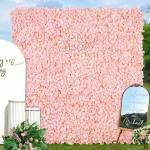 Blumen-Wandpaneele, Hortensien, 12 Stück, Blumen-Wandhintergrund, Hortensien, 3D-Blumen-Wanddekoration für Schlafzimmer, Hochzeit, Empfang, Party