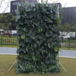 Grüne Simulations-Pflanzenwand, Künstliche Wand-Blumen-Hintergrund 3D-Seiden-Hortensie-Blumenplatte Für Foto-Hintergrund-Home-Party-Hochzeits-Hintergrund-Dekoration(1m*1m)