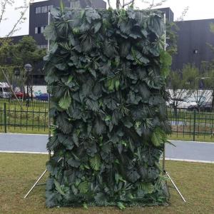 Grüne Simulations-Pflanzenwand, Künstliche Wand-Blumen-Hintergrund 3D-Seiden-Hortensie-Blumenplatte Für Foto-Hintergrund-Home-Party-Hochzeits-Hintergrund-Dekoration(1m*1m)