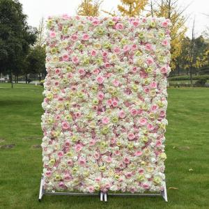 Simulationsblumenwand, Blumenreihe, Hochzeitshintergrund, Blumenwandbild, Wand, Künstliche Blumendekoration, Rose, Künstliche Blumenwand Für Kulissen, Hochzeit, Wanddekoration, 