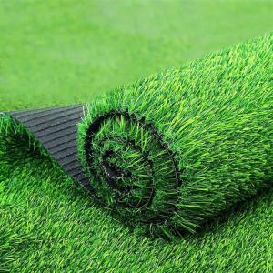 Kunstrasen, 2 x 25 m, realistischer Astro Turf, Kunstrasenrolle, Kunstrasenunterlage, Outdoor, Haustier, Terrasse, Balkon, Gartenteppich (Farbe: Grün, Größe: 2 x 2,5 m)