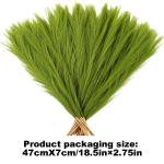 Künstliches Pampasgras, 30 Stück, natürliches getrocknetes Pampasgras für Vase, Pampasgraspflanze für Blumenstrauß, Phragmiten, Hochzeitsdekoration