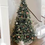 6 FT Künstlicher Weihnachtsbaum Unbeleuchtete Weihnachtsbäume Mit Klappbarem Metallständer Und Scharnierabschnitten, Grüner Unbeleuchteter Weihnachtsbaum Für Büro, Zuhause, G