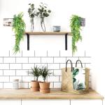 Kunstmatige hangplant, keuze uit afmeting en set, set van 4, 120cm