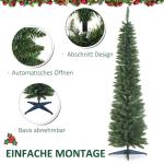 kerstboom dennenboom met kunststof standaard 499 takpunten pvc groen Ø 60 x 210 h cm