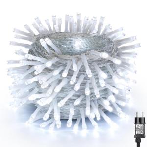 Kerstboomverlichting Wit, 20M 200 LED Lichtsnoer, Waterdicht Lichtketting, Kerstlichtsnoer, voor binnen en buiten, 8 verlichtingsmodi, Timerfuncties, Decoratie Kerstmis