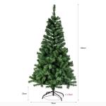 Kunstkerstboom, 150 cm (diameter ca. 75 cm), 420 takken, vlamvertragend, pvc-dennenboom, kerstboom met snel opbouwsysteem, inclusief kerstboomstandaard, eenvoudige montage, groen