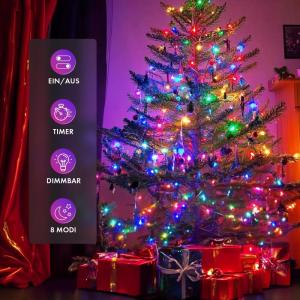 batterij lichtketting 10m rgb