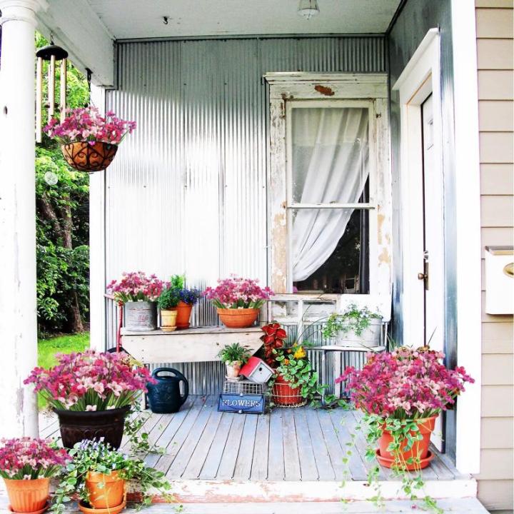 12Pcs Outdoor Nep Planten UV Bestand Plastic Faux Bloemen Planten Bloemen Bulk Voor Indoor Outdoor Opknoping Planter Tuin Venster Doos Thuis Bruiloft Decor