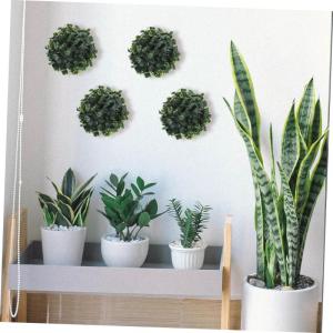 4 Stück Simulierte Milano Simulationspflanzen Topiary Kugel Künstliche Buchsbaumkugel Lebensechte Pflanzenkugel Künstliche Graskugel Für Die Decke Künstliche Pflanze