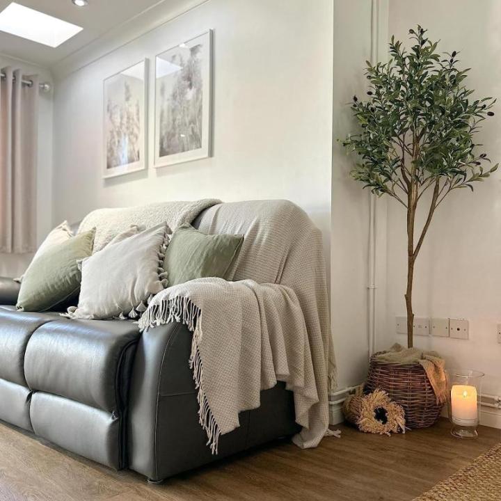 Kunstplant olijfboom, kunstboom, 170 cm, , echte , groot uitziend, voor binnen, balkon, slaapkamer, kantoor, tuin, bruiloft, party, decoratie