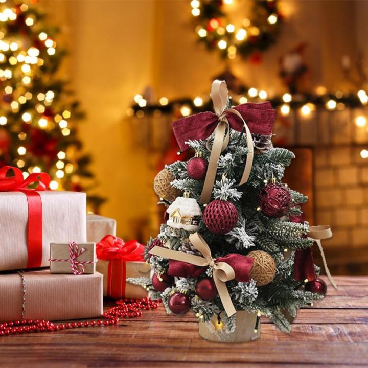 Kerstboom met verlichting 45 cm lichtketting kerstboom mini kerstboom kunstmatige kerstboom kerstdecoratie tafel kerstboom kerstcadeaus