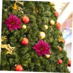 21 STK künstliche Blumen für Weihnachtsbaum gefälscht funkeln Hochzeitsdeko weihnachtsdeko kunstpflanze künstliche Pflanzen glitzernde weihnachtsblume Weihnachtsglitzerblumen S