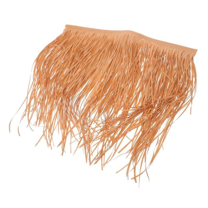 5 Stück Strohdekoration Rasendekoration DIY Strohdach Simulation Stroh Ornament Lebensecht Stroh Für Vogelscheuche Kostüm Simulation Strohdach Für Garten Synthetisches