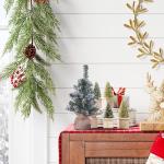 Tisch-Weihnachtsbaum,Weihnachtsbaum klein, Miniatur-Weihnachtsbaum-Tischdekoration, Niedliche Miniatur-Schneebaum-Weihnachtsdekoration, Heimdekoration, Tischdekoration für Wohnzim