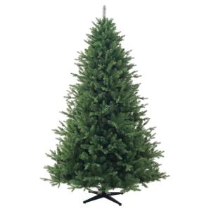 24019 180 cm Pop-Up Schnellaufbau Weihnachtsbaum (Ø ca. 124 cm) PE/PVC künstlich mit 1871 Spitzen, schwer entflammbar, unechter Tannenbaum inkl. Christbaum Ständer aus Metall