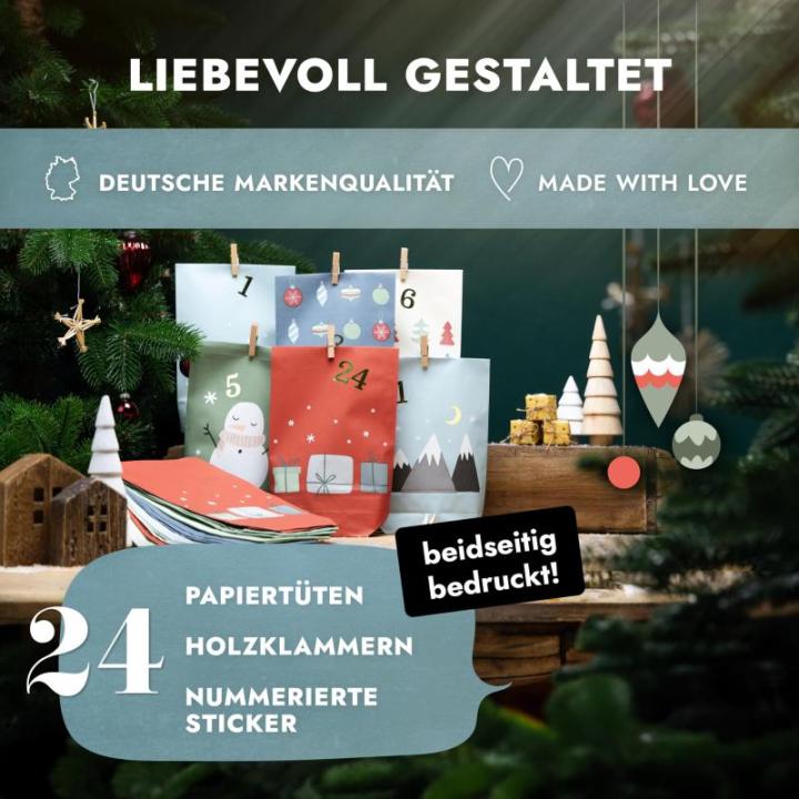 Adventskalender Pastel Mix