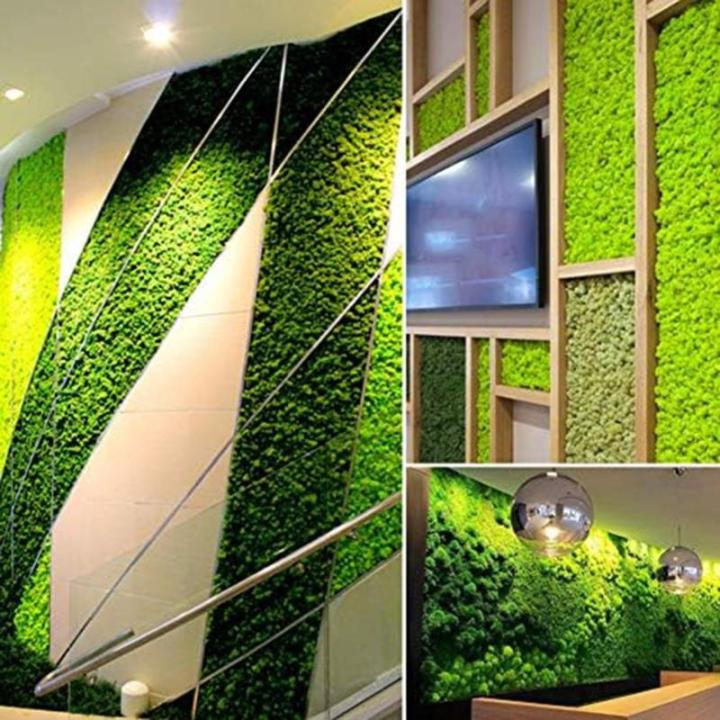 Künstliche Moosmatte, künstlicher Gras-Teppich, künstlicher Moosrasen, realistischer Gras-Teppich, Hochzeit, Weihnachten, Balkon, Garten, Rasenteppich, Moosmatte für Zuhause, T
