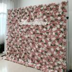 Champagner-Rosen, Weiße Blumen, Künstliche Blumen-Wandpaneele, Künstliche Hortensien-Rosenblüten Aus Seide, Hochzeit, Party, Süßigkeiten, Wand, Schaufenster, Festlicher Blume