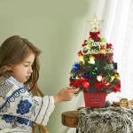 Kerstboom met verlichting 50 cm lichtketting kerstboom mini kerstboom kunstmatige kerstboom kerstdecoratie tafel kerstboom kerstcadeaus