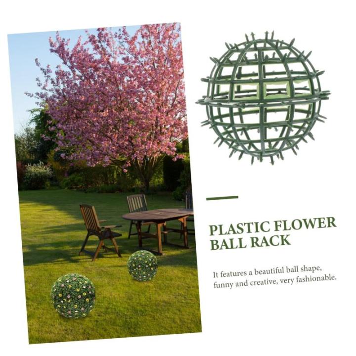 20 STK Kunststoff Blumen Kugelst Änder Pflanzengestell Formschnittball Pflanzen Grasballrahmen Rahmen Für Blumenarrangements Selber Machen Zubehör Für Blumenarrangements Plasti