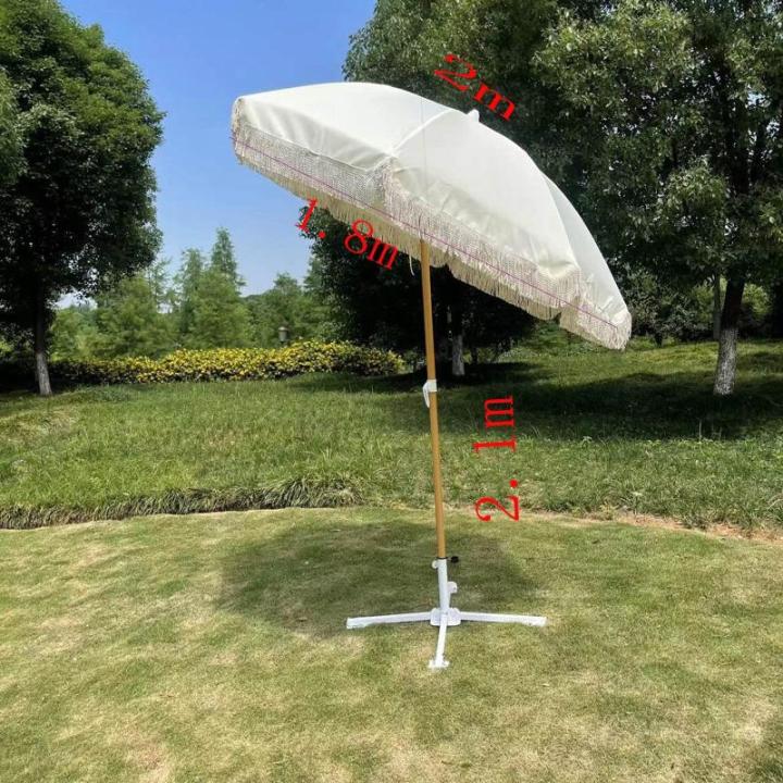 Quastenparasole, künstliche Parasole, Prop -Regenschirme, Gartenschirme ohne Basis (Size : 2m)