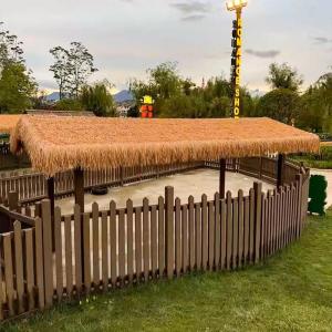 Künstliches Strohdach Matten, Synthetische Strohgras, Simulation Strohdach Fliese, Künstliche Strohdachabdeckung, Künstliche Mexikanische Strohrolle, Für Terrasse Pavillon Perg