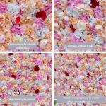 Hydrangea Rose Stil 5D Stoff Hintergrund Blumenwand, Künstliche Blumenwand Hintergrundwand, Verwendet Für Hochzeitsrequisiten, Hochzeitsarrangements, Fensterdekoration In Einkauf