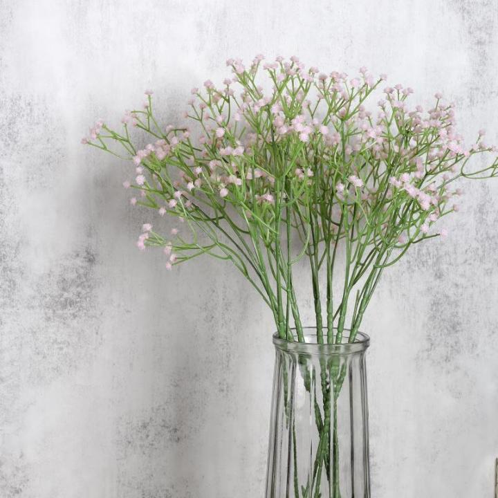 Gypsophila , 7 stuks, , , kunstplanten, doe-het-zelf voor bruiloft, bruidsboeket, bloemstuk, hotel, woonkamer, feestdecoratie, roze