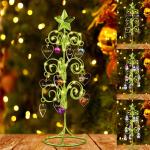 Aangepaste familienaam kerstboom Kerstmis sneeuwpop familie boom kristal kerstboom voor Kerstmis decoratie geschenken voor vrouwen vrouw vriend vriend, stijl 2-3