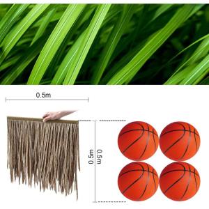 Simulations-Strohdach-Dach,Künstliche Mexikanische Palm-Strohdachziegel,Wasserdichtes Kunststoff-Strohdach für Tiki-Bar-Dachgärten,Terrassendeck-Pavillons (Größe: 10 Stück,Fa