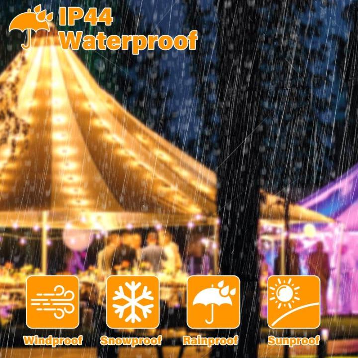 Fairy Lights voor buiten, 30 m, 300 leds, voor binnen en buiten, kerstboom, 8 modi, IP44 waterdicht, met timer, voor Kerstmis, binnen, buiten, tuin, feest
