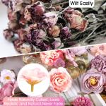 40 stuks , bloemen om te knutselen met 9 stijlen, , mini-zijden bloemen, kunstbloemkoppen voor bruiloft, thuis, doe-het-zelf handwerk, scrapbooking, decoratieve