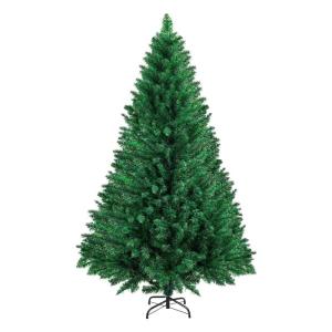 Künstlicher Weihnachtsbaum, Tanne, Bleistift, Tannenbaum, Tannenbaum, aufklappbarer Weihnachtsbaum, inklusive Ständer, Tannennadel-Weihnachtsbaum mit dicken Zweigspitzen, Weihnac