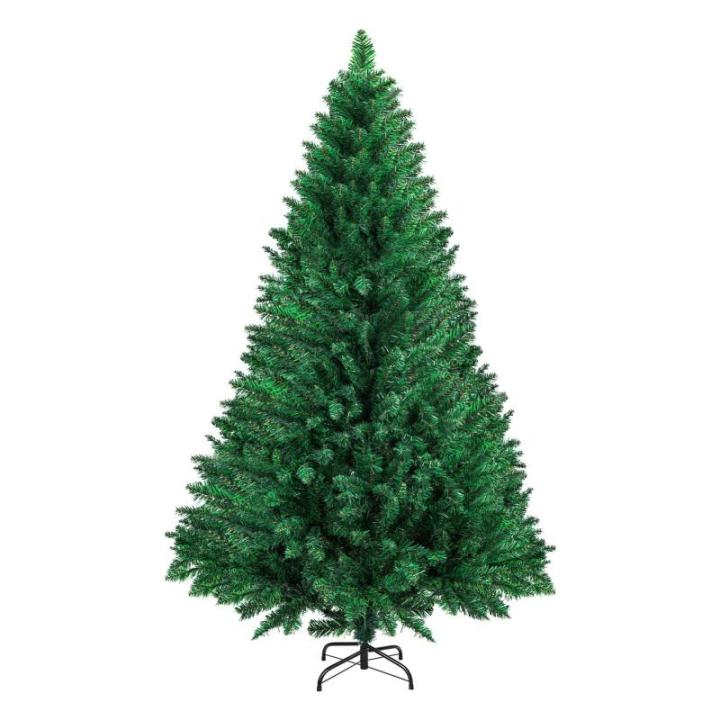 Künstlicher Weihnachtsbaum, Tanne, Bleistift, Tannenbaum, Tannenbaum, aufklappbarer Weihnachtsbaum, inklusive Ständer, Tannennadel-Weihnachtsbaum mit dicken Zweigspitzen, Weihnac
