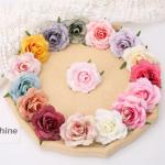 Künstliches Blumenarrangement,Künstlicher Blumens 30 stücke Echt Aussehende Schaum Gefälschte Rosen mit Stielen for DIY Hochzeit Bouquet Handwerk Party Valentinstag(Red)
