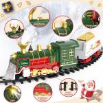 Hanging Christmas Train Set - Kersttrein speelgoed met licht en geluid voor jongens en meisjes, trein speelgoedset rond onder de kerstboom, beste kerstdecoratie voor binnen voor ge