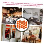 600 STK Kürbis Dekoration kleine Kürbisse Emulation orangefarbenes Dekor Halloween Pumpkin halloweenkürbis Herbstdeko Halloween-Kürbis-Requisiten Kürbisse in Mikrolandschaft S