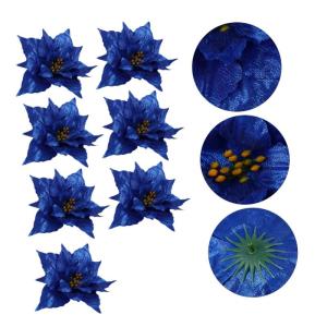 21 STK künstliche Blumen weihnachtsdeko künstliche blüten dekoweihnachten Dekorationen Weihnachtsgirlanden blühen Dez Hochzeitsdeko Weihnachtskranz Blumen Dekor Blumenzubehör 